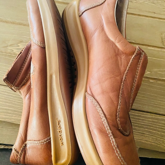 Wonder, women's authentic, leather,the best comfort shoes brown size 38 - Picture 5 of 8